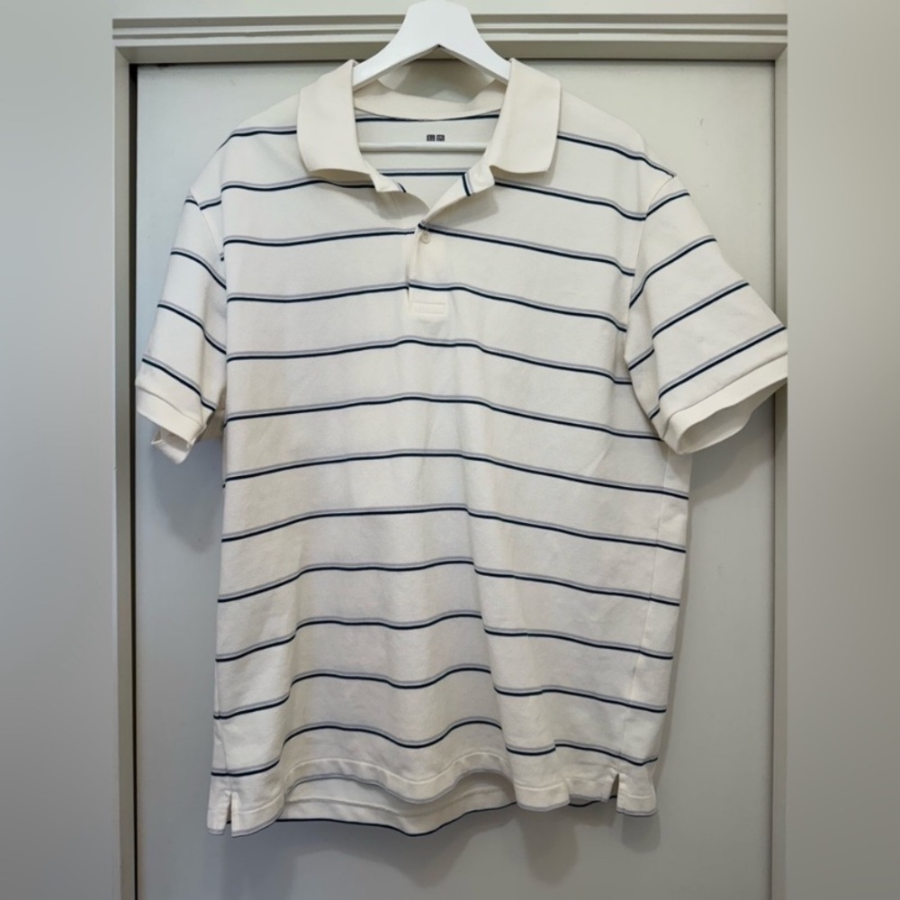 Men's Uniqlo Striped Polo Shirt